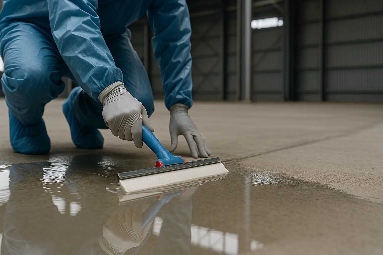 Ipari padló műgyantázás lépésről lépésre: Tartósság, higiénia és korrózióvédelem