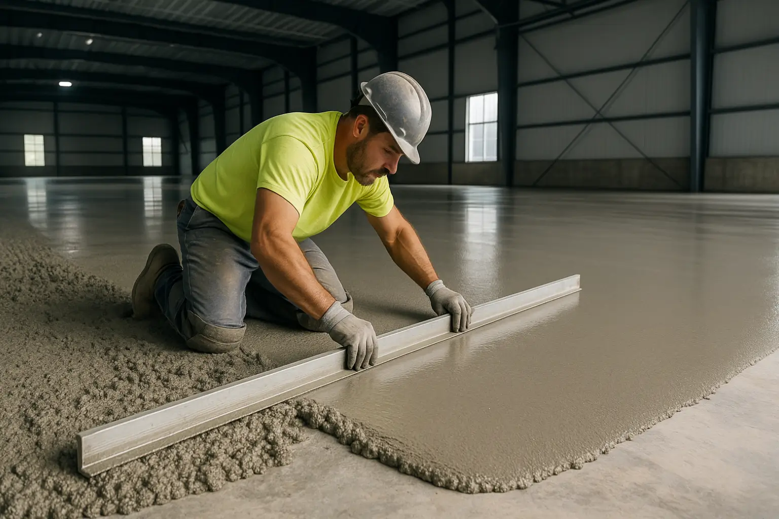 Ipari padló betonozás – stratégiai alap, amely évtizedekre meghatározza üzeme teljesítményét