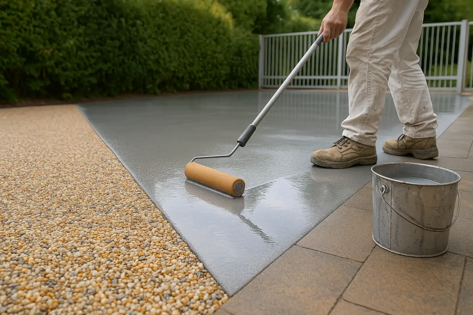 Kültéri műgyanta burkolat: ipari szintű védelem a szabadban