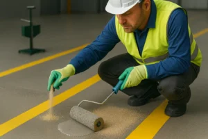 Csúszásmentes ipari padló lépésről lépésre