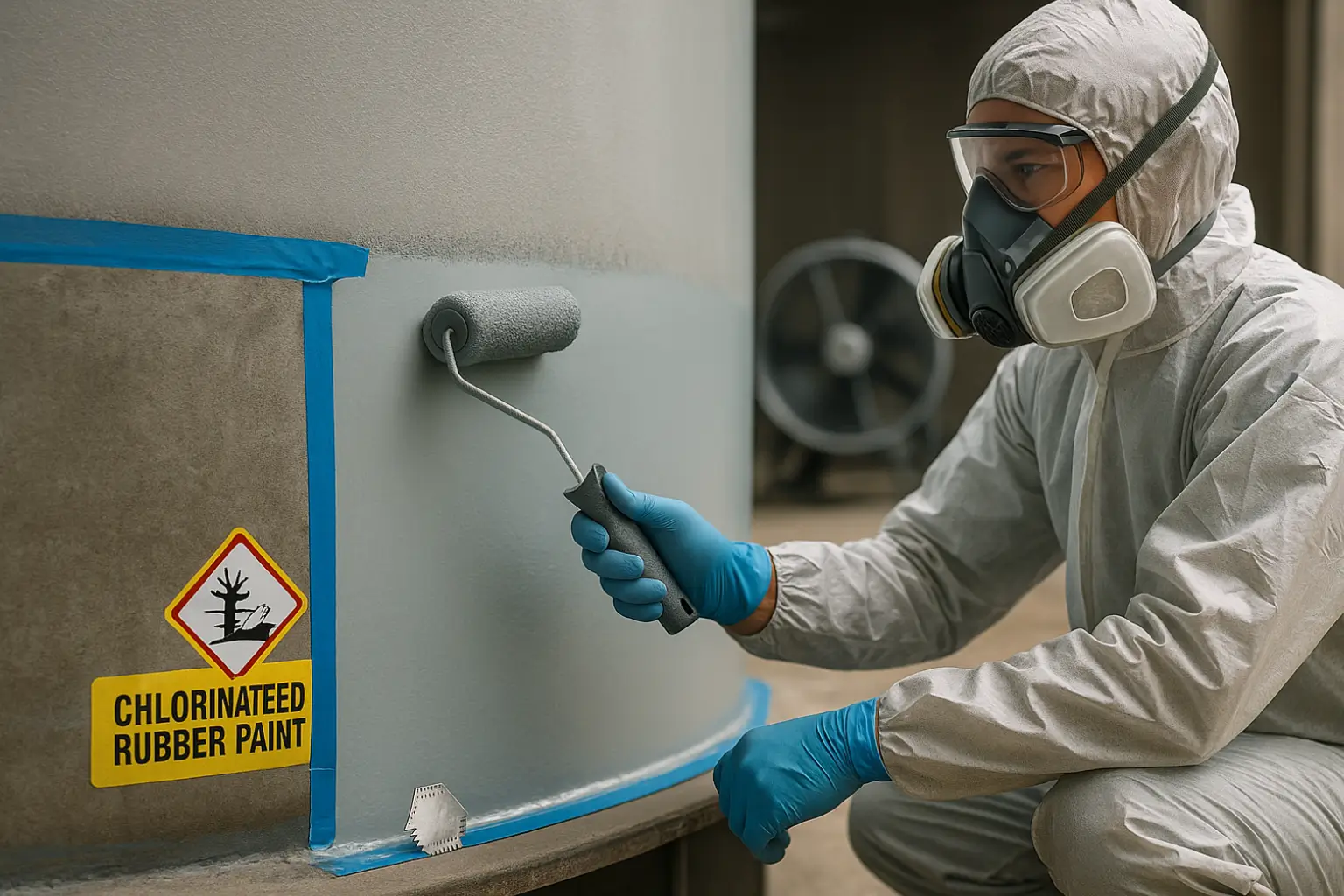 Klórkaucsuk bevonat - Előkészítés, rétegrend, VOC-szabályok