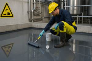 Novolak epoxi bevonat: Előkészítés, rétegrend, kivitelezés