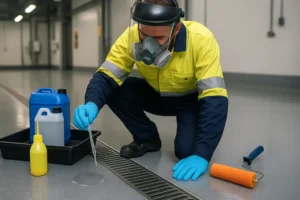 Vegyszerálló padló: Anyagok, rétegrendek, tesztek