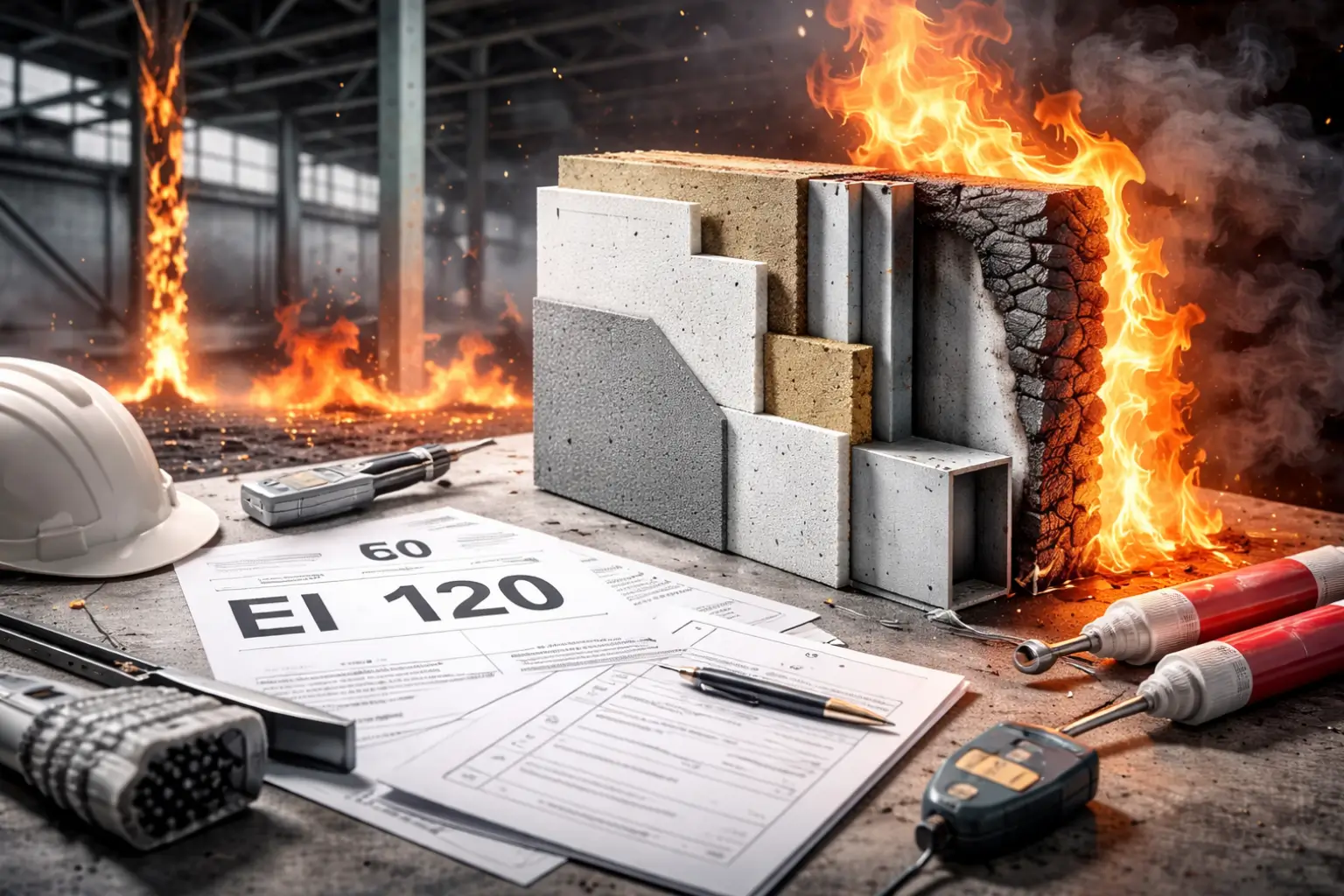 EN 13501-2 TŰZVÉDELMI OSZTÁLY – Követelmények, rétegrendek és példák