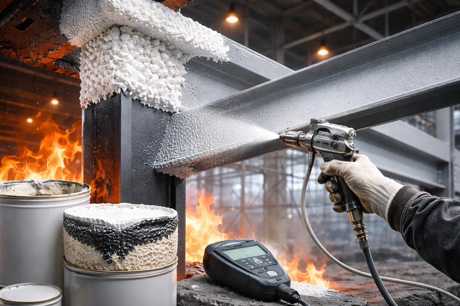 Intumeszcens festék: Tulajdonságok, alkalmazás, előnyök